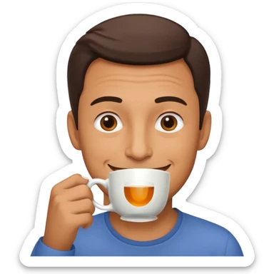 Çay içen Baba  sticker