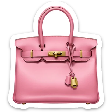 birkin bag pink ultra K sticker
