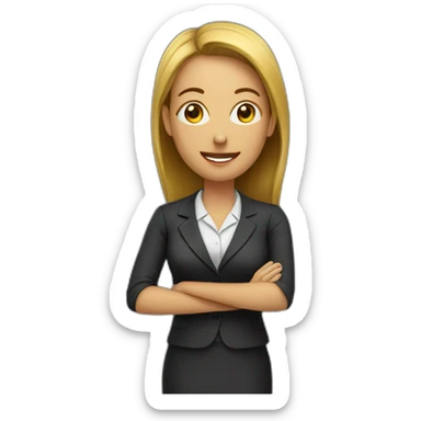 teacher women with the blackboard sticker