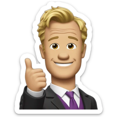 barney stinson thumb up sticker