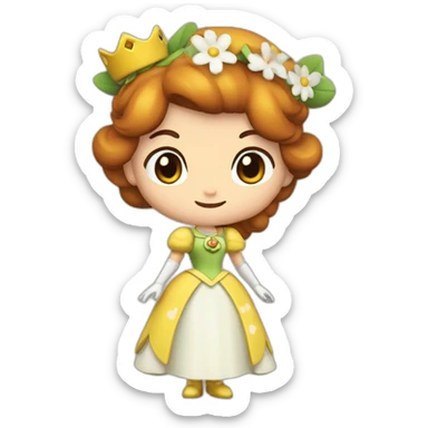 Princess daisy mario sticker