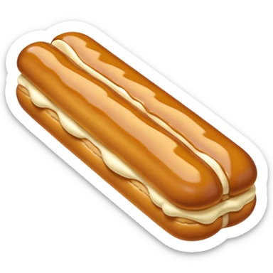 Butterscotch éclair  sticker