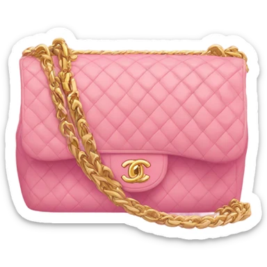 Chanel bag pink sticker