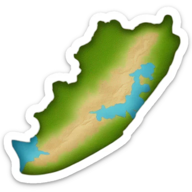 Guatemala map sticker