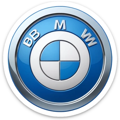 Bmw car logo sticker