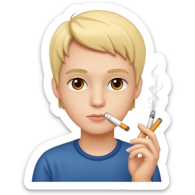 hada con cigarrillo sticker