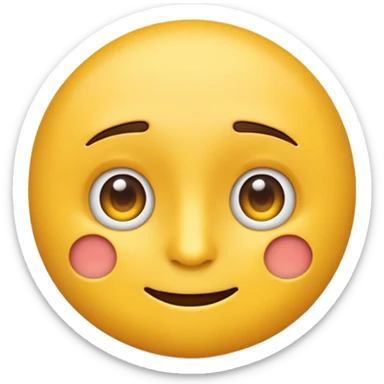 simple yellow style emoji for a  personas  "I want my wishlist...!”, - older, demanding, well connected, likes detail, and difference
Convinced over time and well read
 sticker