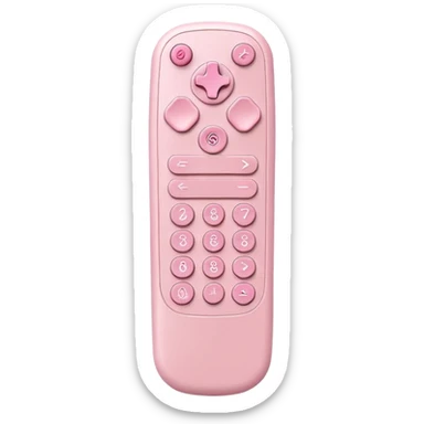 Light pink remote
 sticker