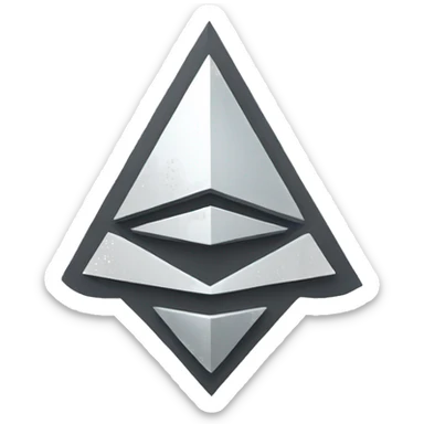 ethereum symbol sticker