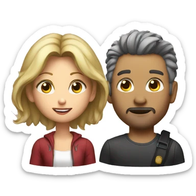 silvia and klaus saving money sticker