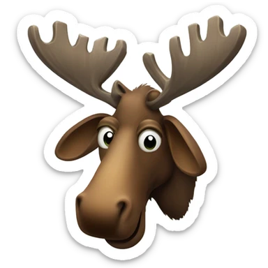 moose techno music  sticker