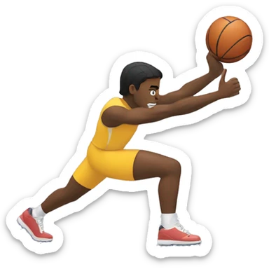 athlete preventing an injury sticker