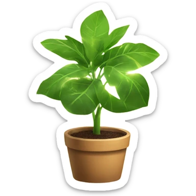 Plants chilling in the sunlight  sticker