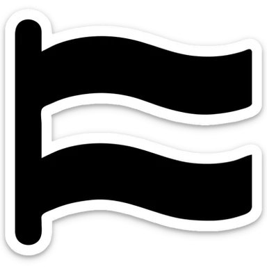 Russian flag sticker