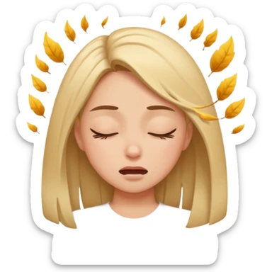 Girl crashing out  sticker