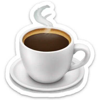 Coffee sticker