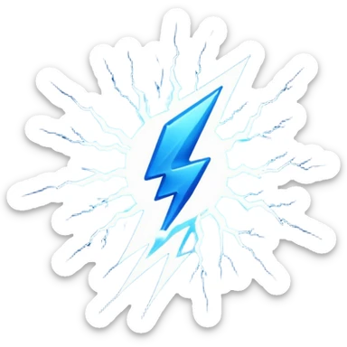 Can u generate a blue verification mark with lightning aura around it? sticker