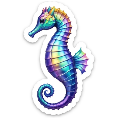 Seahorse sticker