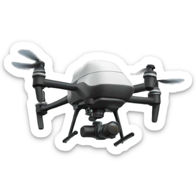 a spray drone sticker