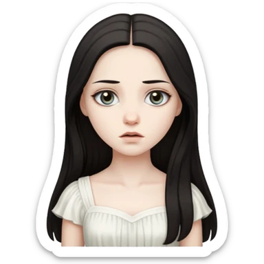 Samara in the ring movie sticker