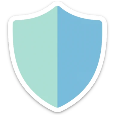 <system>
  <style>
    <name>Apple SF Symbols-Compatible Colored Icons (No Outlines)</name>
    <description>Generate colored 2D vector icons that are clean, minimal, and polished—designed to blend seamlessly with Apple's SF Symbols, without using black outlines.</description>
    <rules>
      <color>
        <palette>Soft, modern system-like colors (e.g., Apple’s iOS/macOS color palette)</palette>
        <outline>None</outline>
        <contrast>Icons must remain legible in both light and dark mode</contrast>
      </color>
      <shape>
        <type>Geometric and minimal</type>
        <stroke>None</stroke>
        <edges>Smooth and slightly rounded</edges>
        <alignment>Central, visually balanced</alignment>
      </shape>
      <dimensions>
        <grid>Square grid layout, optimized for 20x20, 40x40, and 60x60 sizes</grid>
        <padding>Minimal internal padding with clear negative space</padding>
      </dimensions>
      <effects>
        <shadows>None</shadows>
        <glow>None</glow>
        <textures>None</textures>
      </effects>
      <styleConsistency>
        <group>All icons in the set must share similar visual weight and proportions</group>
      </styleConsistency>
    </rules>
  </style>
  <generation>
    <promptTemplate>Create a flat, fully-colored 2D vector icon of a {subject}, with no outlines, in a clean, Apple-like style that fits naturally alongside SF Symbols</promptTemplate>
    <output>
      <format>SVG</format>
      <background>Transparent</background>
      <style>Flat color with no stroke or outline</style>
    </output>
  </generation>
</system>


{subject} = shield sticker