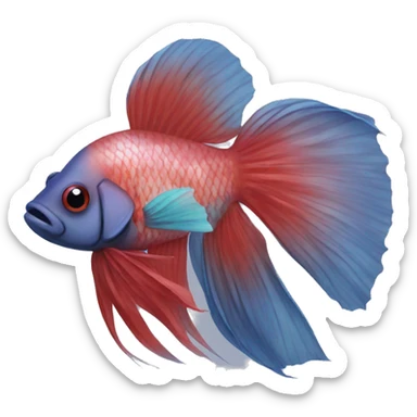 Bettafish sticker