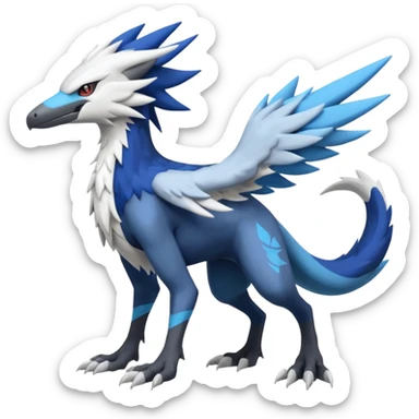 Nargacuga-Sergal-Silvally-Latios-fusion, full body  sticker