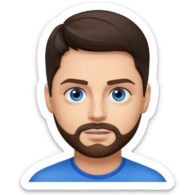 Keith Duffy with blue eyes, dark brown hair  sticker