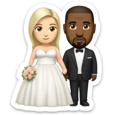 Kanye west marrying fat girl sticker