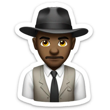  gangster Brahman sticker