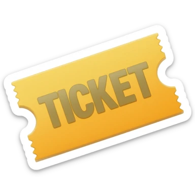 online ticket sticker