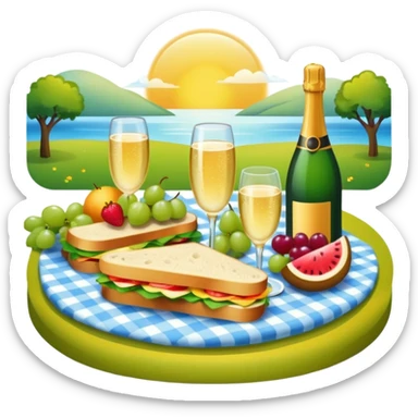 picnic banquet sticker