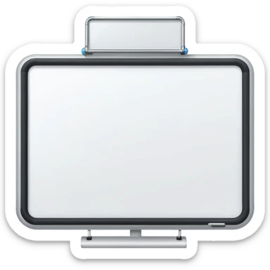 whiteboard in classroo sticker