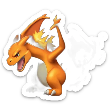 Charizard SuperSayan sticker
