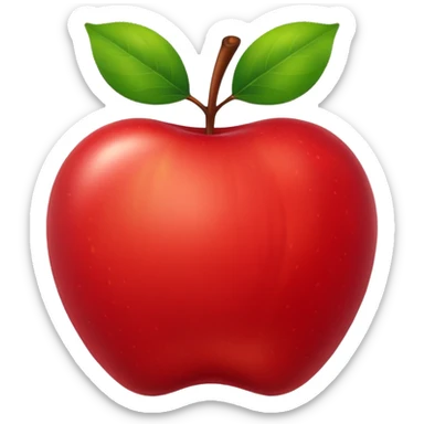 Trafic cone apple color 52 180 235 sticker