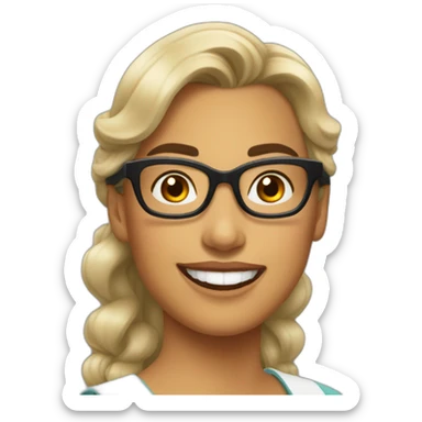 Betty la fea alegre sticker