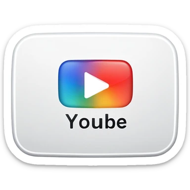 YouTube Shorts logo, black vertical rectangle with rounded corners and white play button in the center sticker