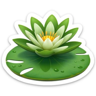 Lily pad only sticker