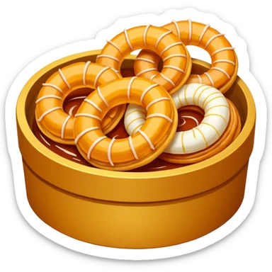 Pakistani jalebi and mitai and gulab jaman in a box sticker