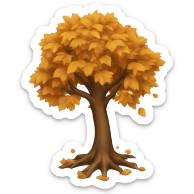Fall tree  sticker
