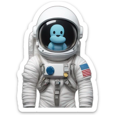 astronaut by KAWS sticker