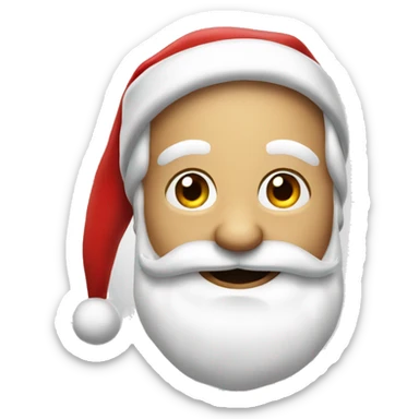 santa happy that its the 6 december sticker