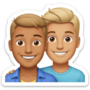 Two gay guys ￼ sticker