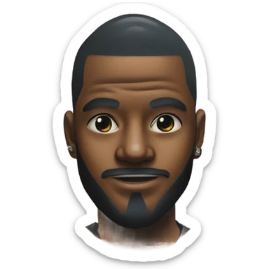 Ninja low taper fade tattoo sticker