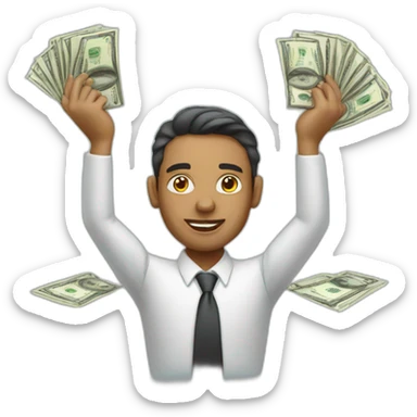 money entrepreneur sticker