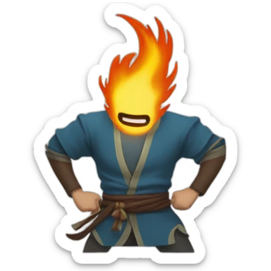 Mako Fire Bender sticker