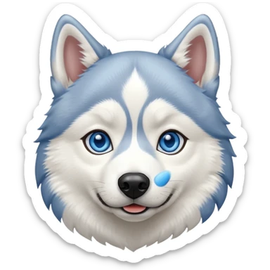 Siberian husky sticker