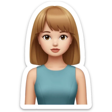 Debby Ryan (straight bangs) in the Big City sticker