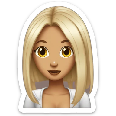 Doja cat, female hip hop Artist sticker