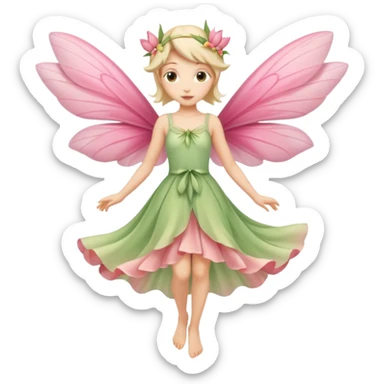 Tulip wings,Flower Fairies. sticker